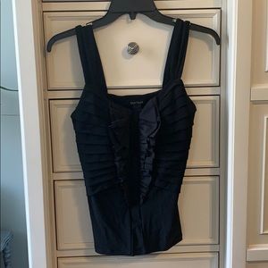 White House Black Market Black Blouse